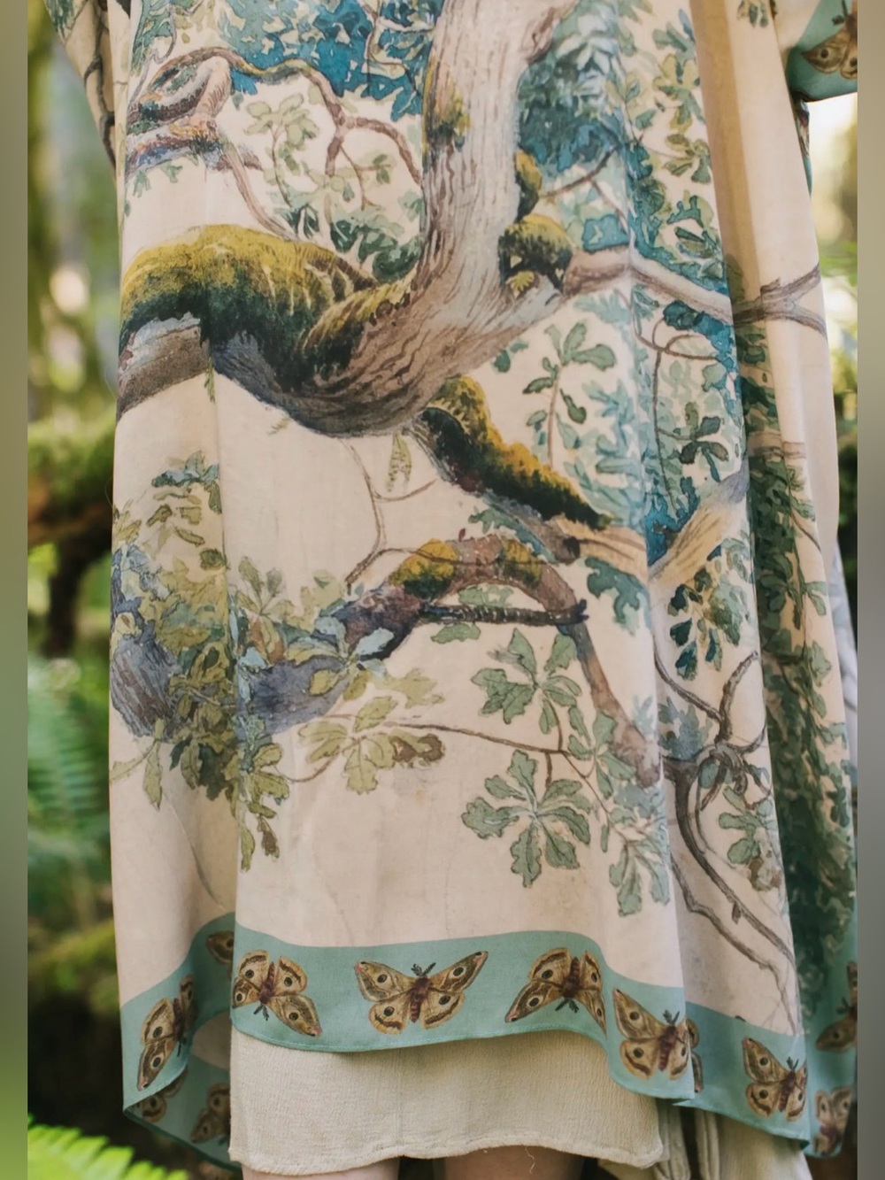 Market of Stars Earth & Sky Starduster Kimono Woodland Boho NWT Fairycore - Picture 6 of 14